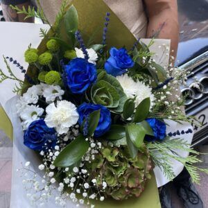 Ramo silvestre con trigo y flor de brezo