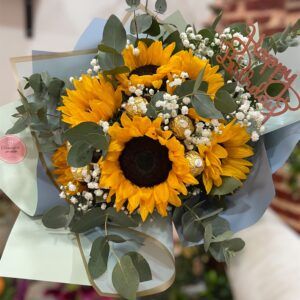 Composición de flor cumpleaños